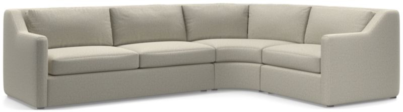 Notch 3-Piece Wedge Sectional Sofa - image 0 of 4