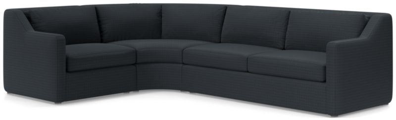 Notch 3-Piece Wedge Sectional Sofa - image 0 of 4