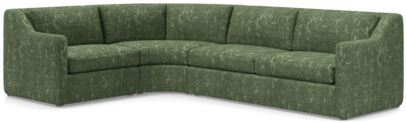 Notch 3-Piece Wedge Sectional Sofa - image 0 of 4