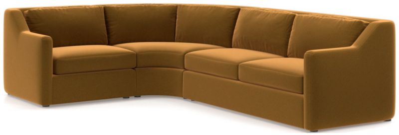 Notch 3-Piece Wedge Sectional Sofa - image 0 of 4