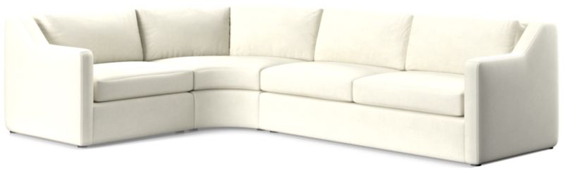 Notch 3-Piece Wedge Sectional Sofa - image 0 of 4