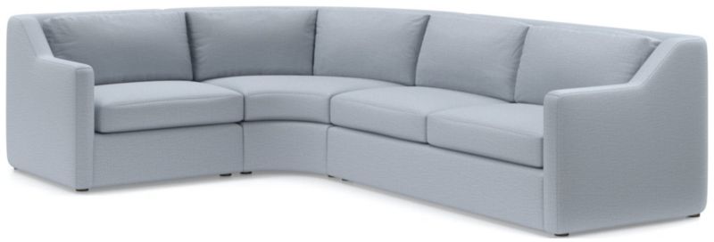 Notch 3-Piece Wedge Sectional Sofa - image 0 of 4