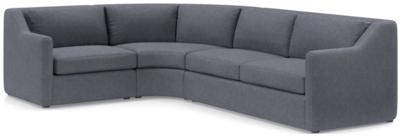 Notch 3-Piece Wedge Sectional Sofa - image 0 of 4