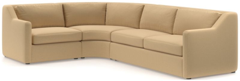 Notch 3-Piece Wedge Sectional Sofa - image 0 of 4