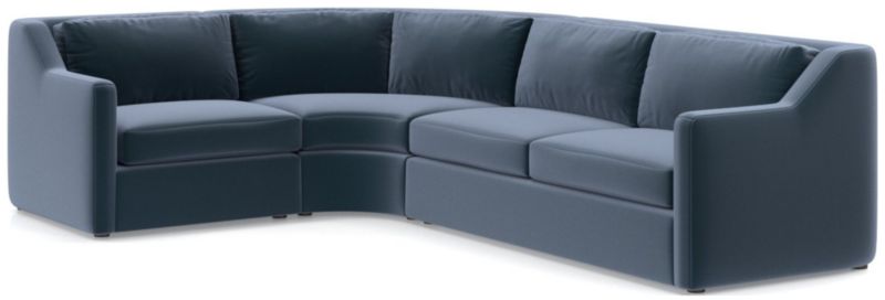 Notch 3-Piece Wedge Sectional Sofa - image 0 of 4