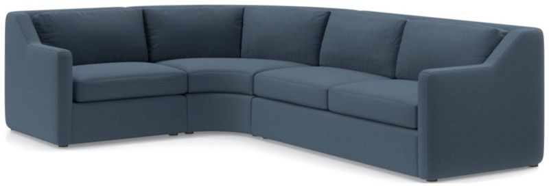 Notch 3-Piece Wedge Sectional Sofa - image 0 of 4