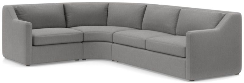 Notch 3-Piece Wedge Sectional Sofa - image 0 of 4