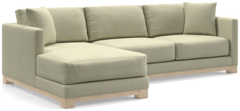 Gather Wood Base 2-Piece Sectional - image 0 of 10