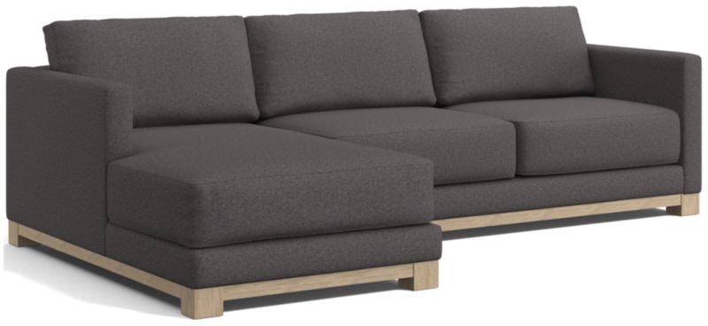 Gather Wood Base 2-Piece Sectional - image 0 of 7