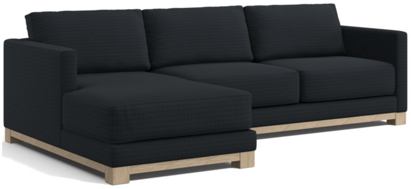 Gather Wood Base 2-Piece Sectional - image 0 of 9