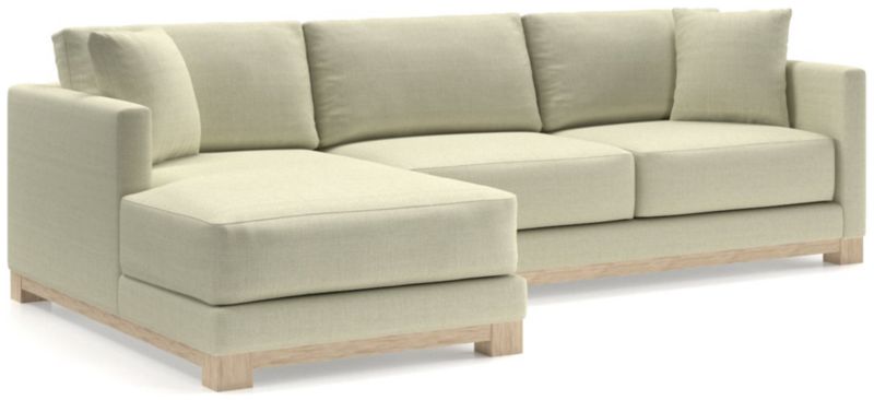 Gather Wood Base 2-Piece Sectional - image 0 of 10