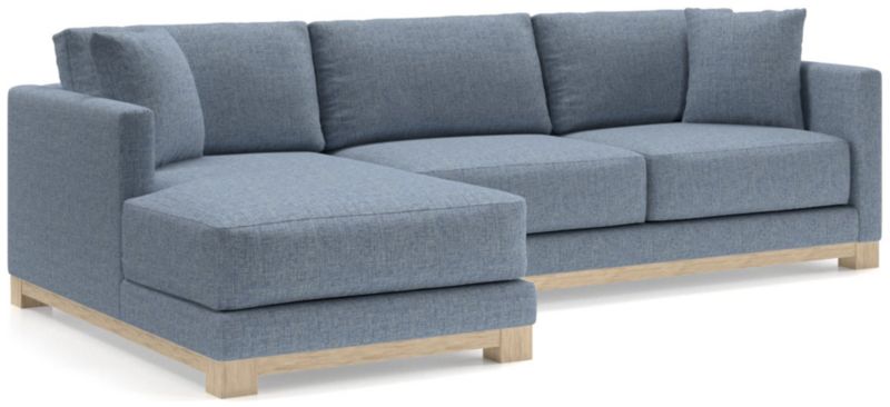 Gather Wood Base 2-Piece Sectional - image 0 of 10