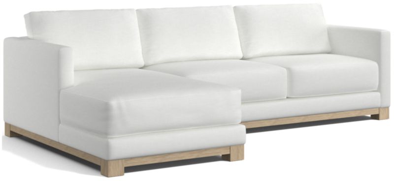 Gather Wood Base 2-Piece Sectional - image 0 of 7