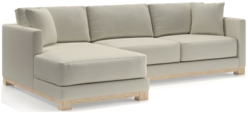 Gather Wood Base 2-Piece Sectional - image 0 of 10