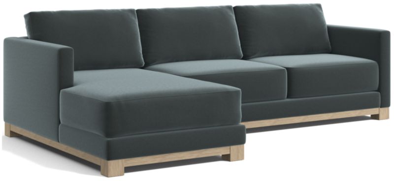 Gather Wood Base 2-Piece Sectional - image 0 of 9