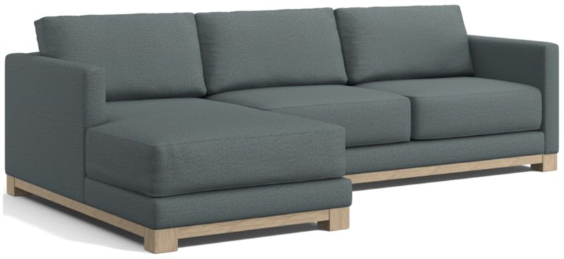 Gather Wood Base 2-Piece Sectional - image 0 of 7