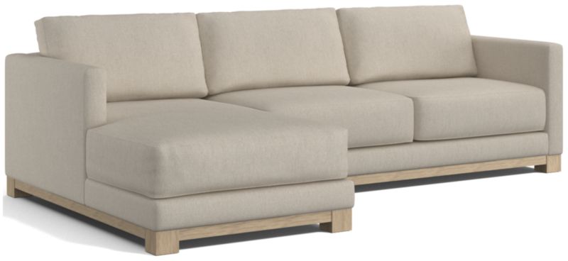 Gather Wood Base 2-Piece Sectional - image 0 of 9