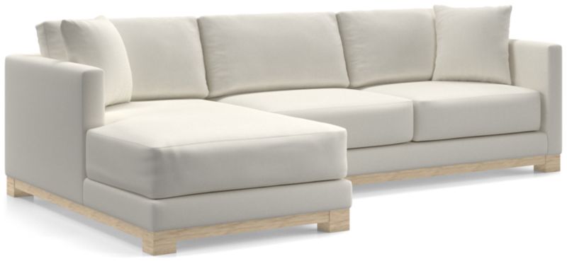 Gather Wood Base 2-Piece Sectional - image 0 of 10