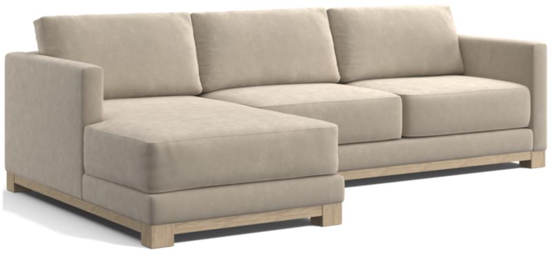 Gather Wood Base 2-Piece Sectional - image 0 of 7