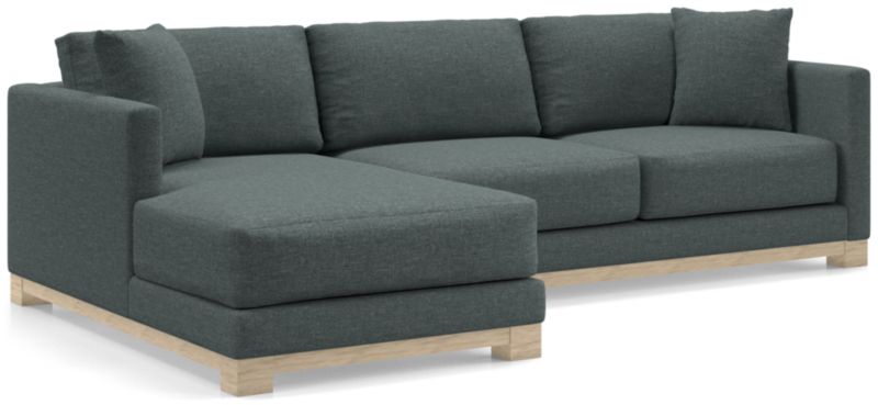 Gather Wood Base 2-Piece Sectional - image 0 of 10