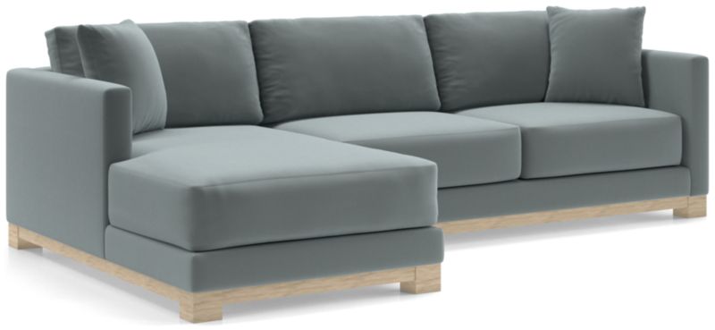 Gather Wood Base 2-Piece Sectional - image 0 of 10