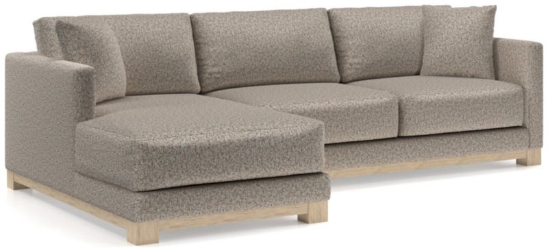 Gather Wood Base 2-Piece Sectional - image 0 of 10