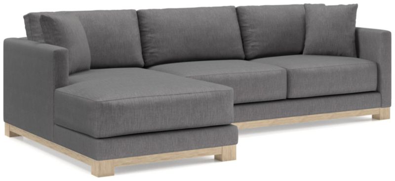 Gather Wood Base 2-Piece Sectional - image 0 of 10