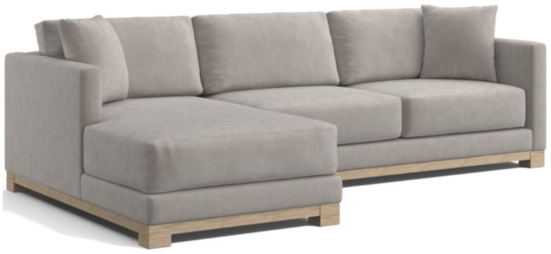 Gather Wood Base 2-Piece Sectional - image 0 of 10