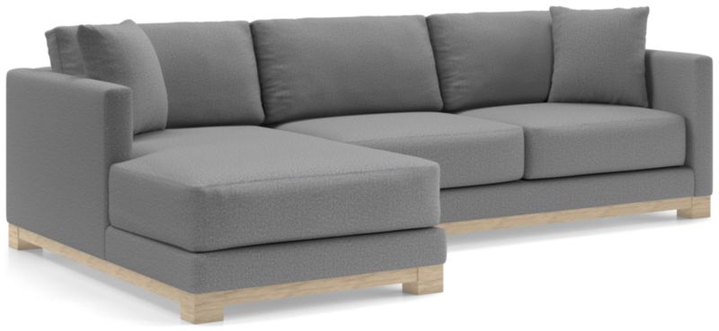 Gather Wood Base 2-Piece Sectional - image 0 of 10