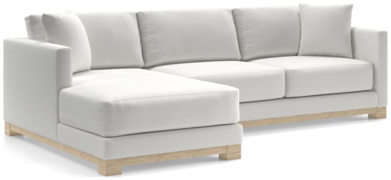 Gather Wood Base 2-Piece Sectional - image 0 of 10