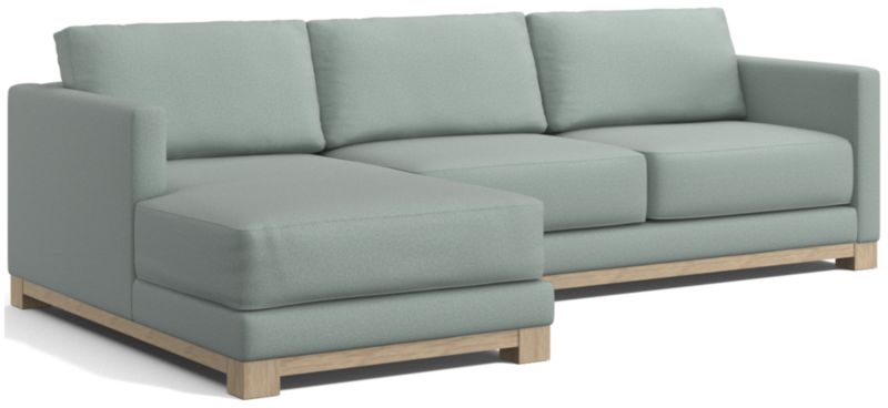 Gather Wood Base 2-Piece Sectional - image 0 of 9