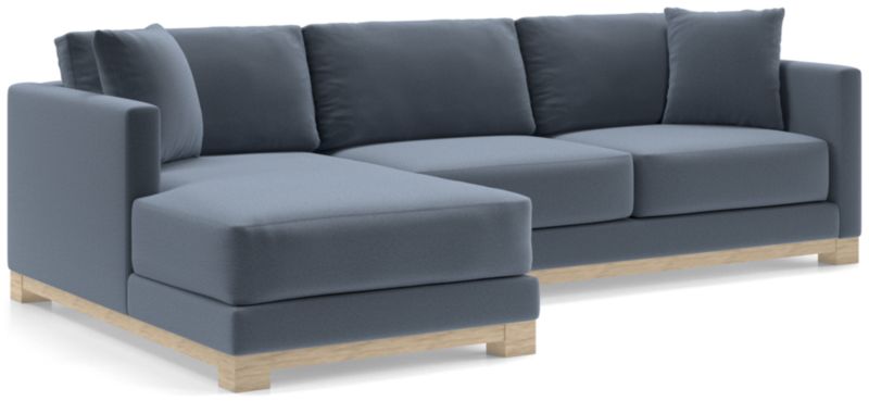 Gather Wood Base 2-Piece Sectional - image 0 of 10