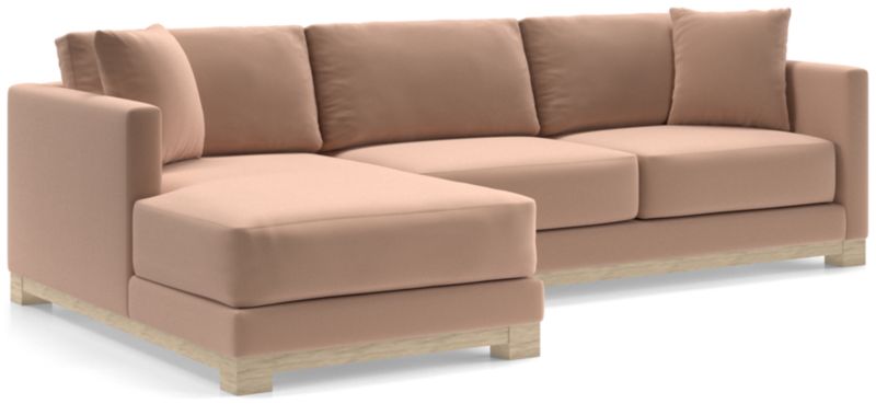 Gather Wood Base 2-Piece Sectional - image 0 of 13