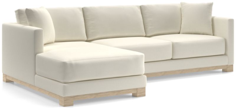 Gather Wood Base 2-Piece Sectional - image 0 of 10