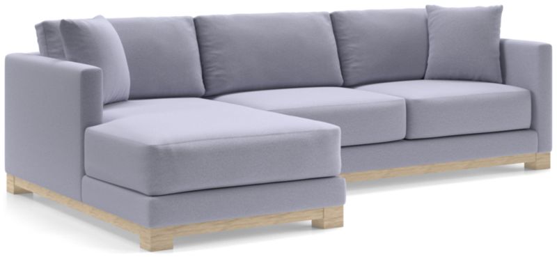 Gather Wood Base 2-Piece Sectional - image 0 of 10