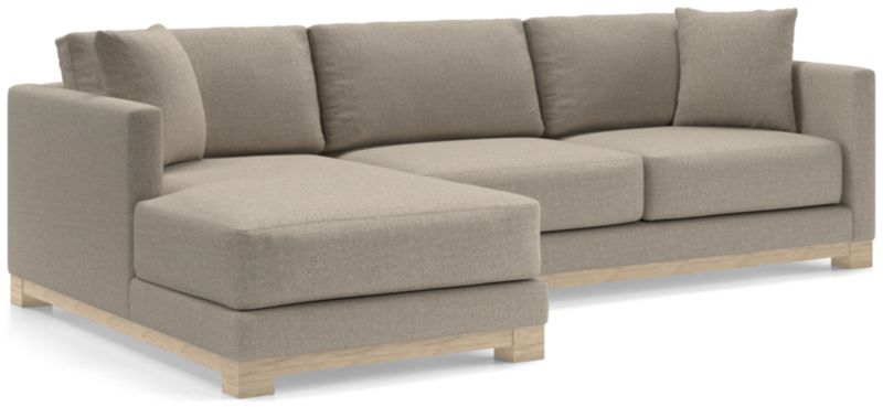 Gather Wood Base 2-Piece Sectional - image 0 of 10