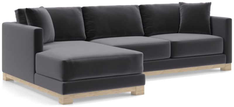 Gather Wood Base 2-Piece Sectional - image 0 of 10