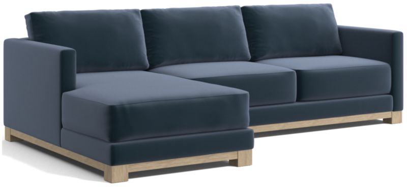 Gather Wood Base 2-Piece Sectional - image 0 of 7