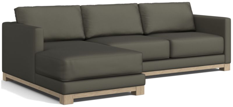 Gather Wood Base 2-Piece Sectional - image 0 of 7