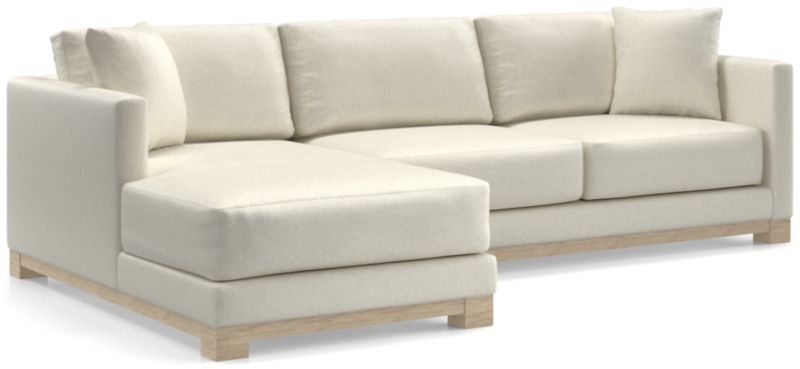 Gather Wood Base 2-Piece Sectional - image 0 of 10