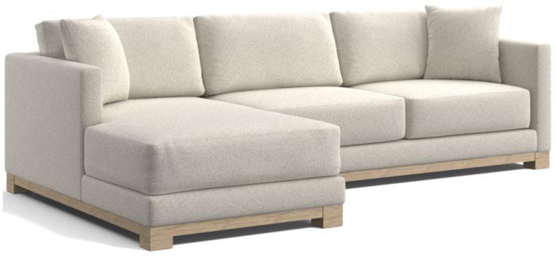 Gather Wood Base 2-Piece Sectional - image 0 of 10