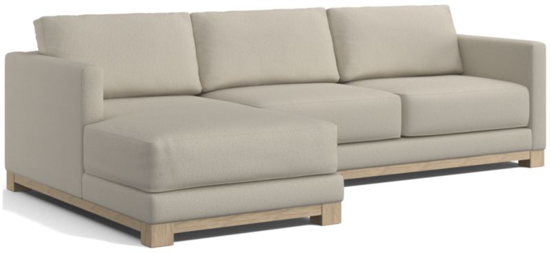 Gather Wood Base 2-Piece Sectional - image 0 of 7