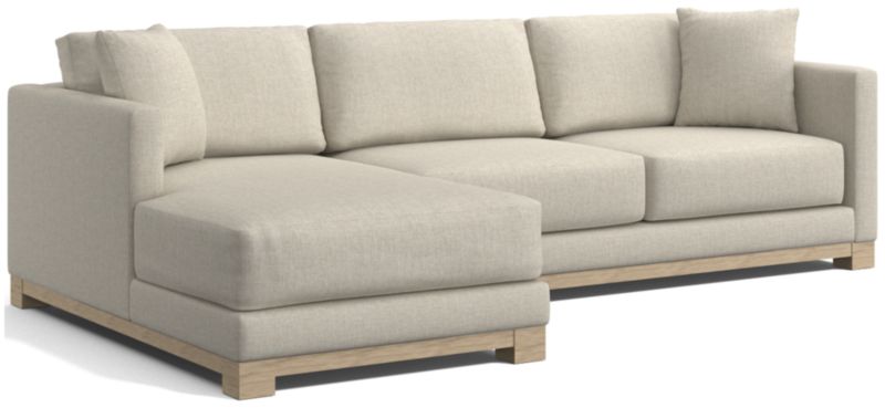 Gather Wood Base 2-Piece Sectional - image 0 of 10