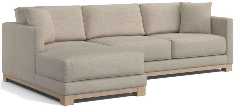 Gather Wood Base 2-Piece Sectional - image 0 of 9