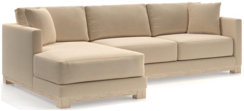 Gather Wood Base 2-Piece Sectional - image 0 of 10