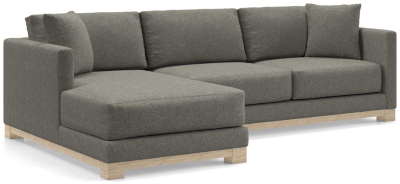 Gather Wood Base 2-Piece Sectional - image 0 of 10