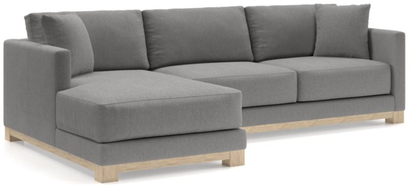 Gather Wood Base 2-Piece Sectional - image 0 of 10