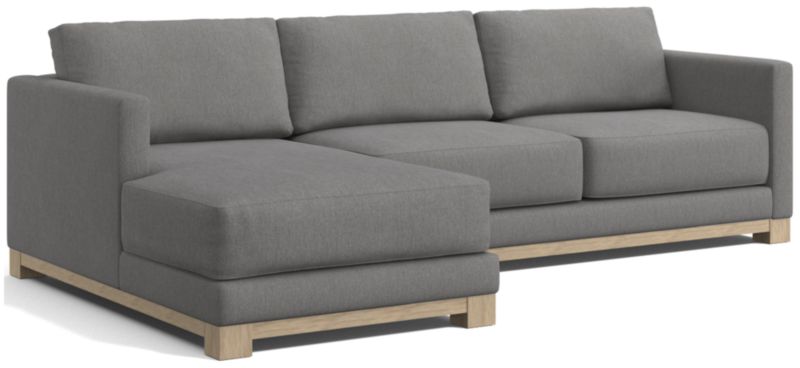 Gather Wood Base 2-Piece Sectional - image 0 of 9