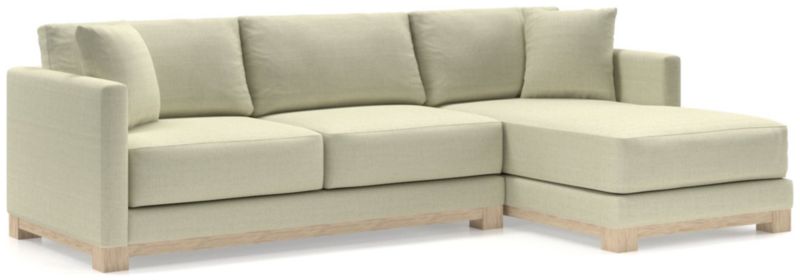 Gather Wood Base 2-Piece Sectional - image 0 of 10