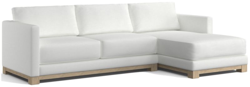 Gather Wood Base 2-Piece Sectional - image 0 of 7